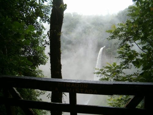 Wasserfall catarata del toro