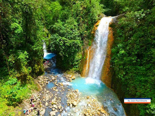 Blue Falls of Costa Rica - Las Gemelas